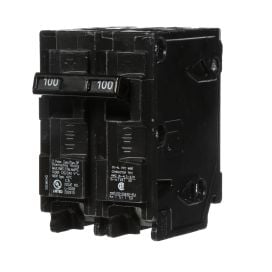 Siemens Q2100 Type QP/MP Low Voltage Miniature Molded Case Circuit Breaker With INSTA-WIRE, 120/240 VAC, 100 A, 10 kA Interrupt, 2 Poles, LI/Thermal Magnetic Trip