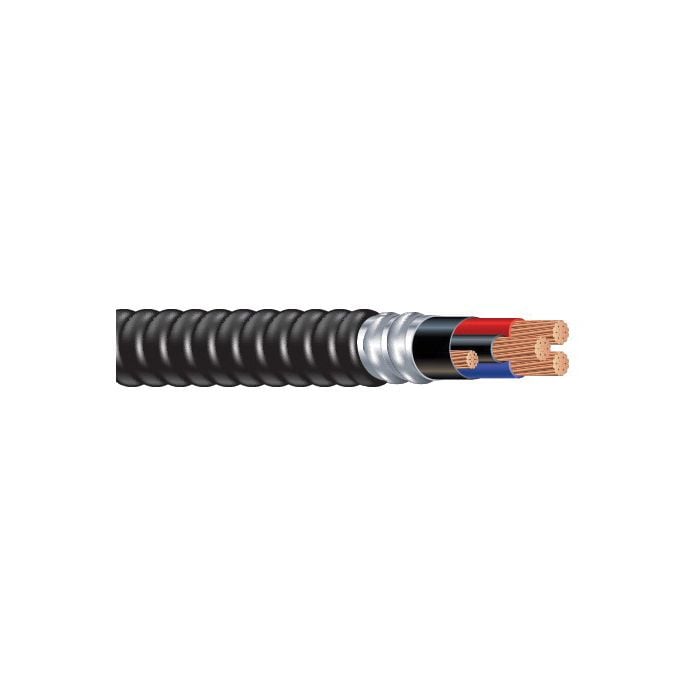Southwire TECK-12/3-300 Type TECK 90 Control Cable, 600 VAC, (3) 12 AWG  Class B Stranded Copper Conductor, 300 ft L