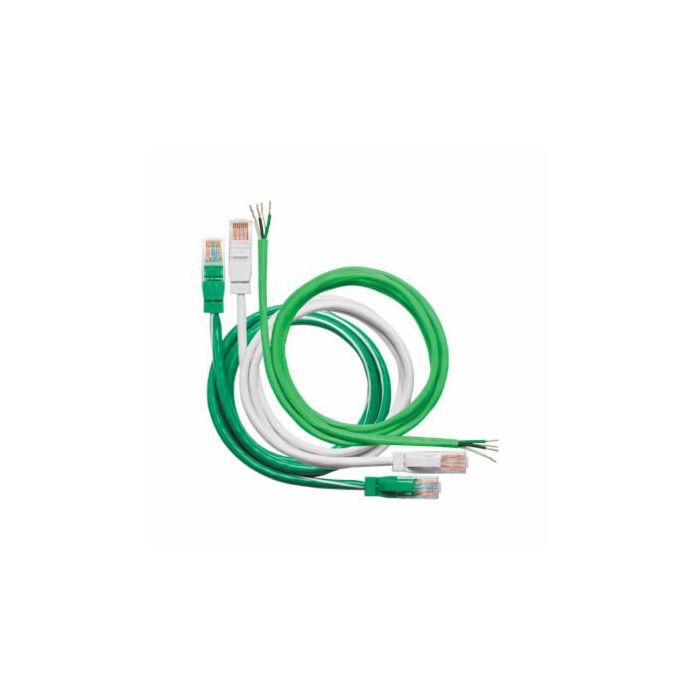 GREEN WATTSTOPPER LMRJ-01 RJ-45 CABLE DLM DEVICE 6" NON-PLENUM RATED CABLE 